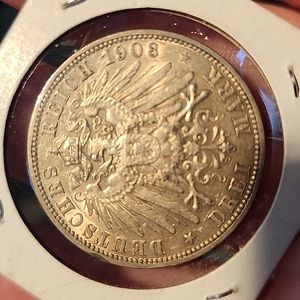 Prussian Drei Mark 1908